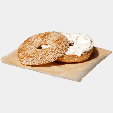 Cream cheese bagel
