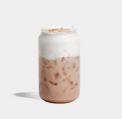 Iced Chaï Latte with Cinnamon Cold Foam